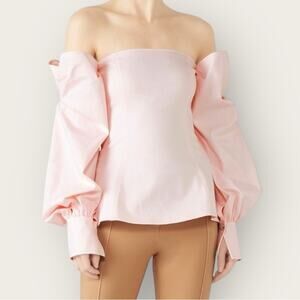 GUC | ADEAM | Off-Shoulder Bustier Top | Pale Pink | Size 2